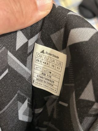 44.5 Patines + protecciones + mochila