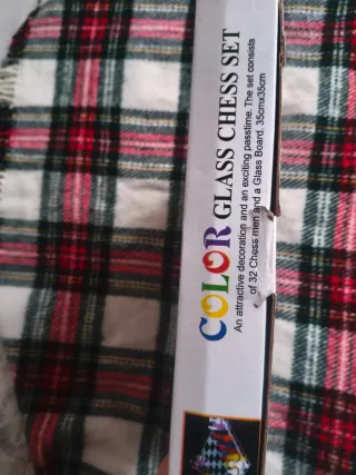 Ajedrez de cristal de colores