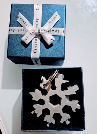 Portachiavi Multifunzione a Forma di Fiocco di Nev