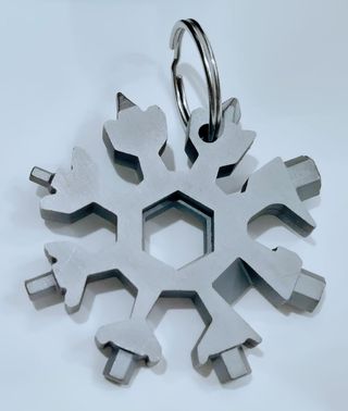 Portachiavi Multifunzione a Forma di Fiocco di Nev