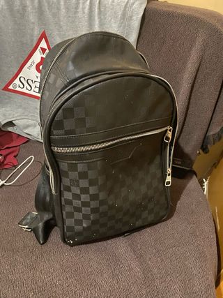 Mochila Louis Vuitton Negra Damier