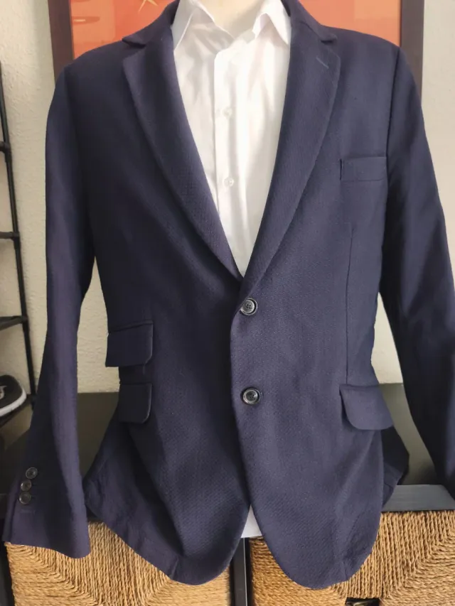 Americana Silbon Talla 56 Azul