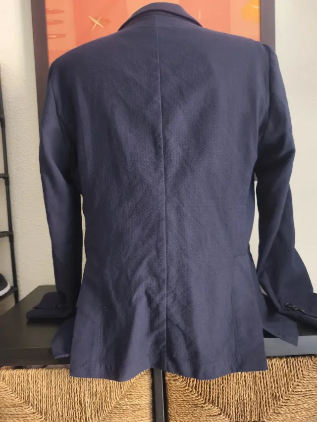 Americana Silbon Talla 56 Azul