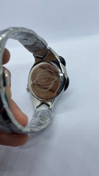 Nike Triax Reloj Deportivo Plata Negro