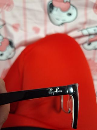 Montura gafas Ray-Ban Montura Negra y Roja