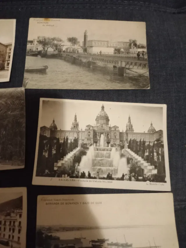 Lote 12 Postales Antiguas Vistas Memorables.