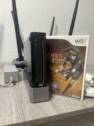 Nintendo Wii Nera + Gioco Zelda