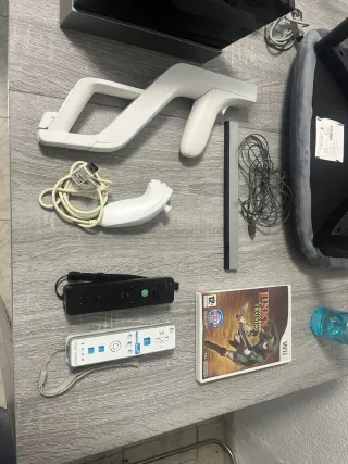 Nintendo Wii Nera + Gioco Zelda