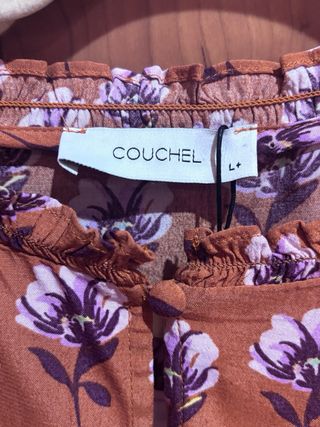 Blusa COUCHEL floral manga larga talla L+