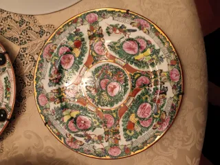 Set 7 piatti porcellana cinese Rose Medallion