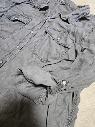 Camisa vaquera gris