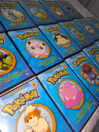 Stagione 1 Pokémon DVD Spagnolo con MANUALI