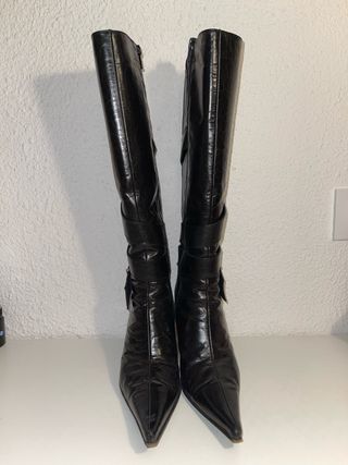 Botas altas piel Fluxá