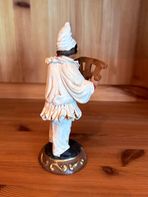 Figura Arlequín Italiano con Arpa