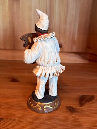 Figura Arlequín Italiano con Arpa
