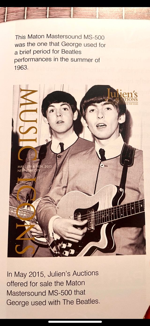 Maton Mastersound MS-500 Réplica Personalizada