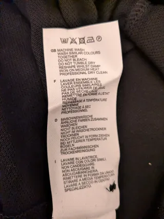 Polo Fred Perry Talla M Negro, Amarillo y Azul