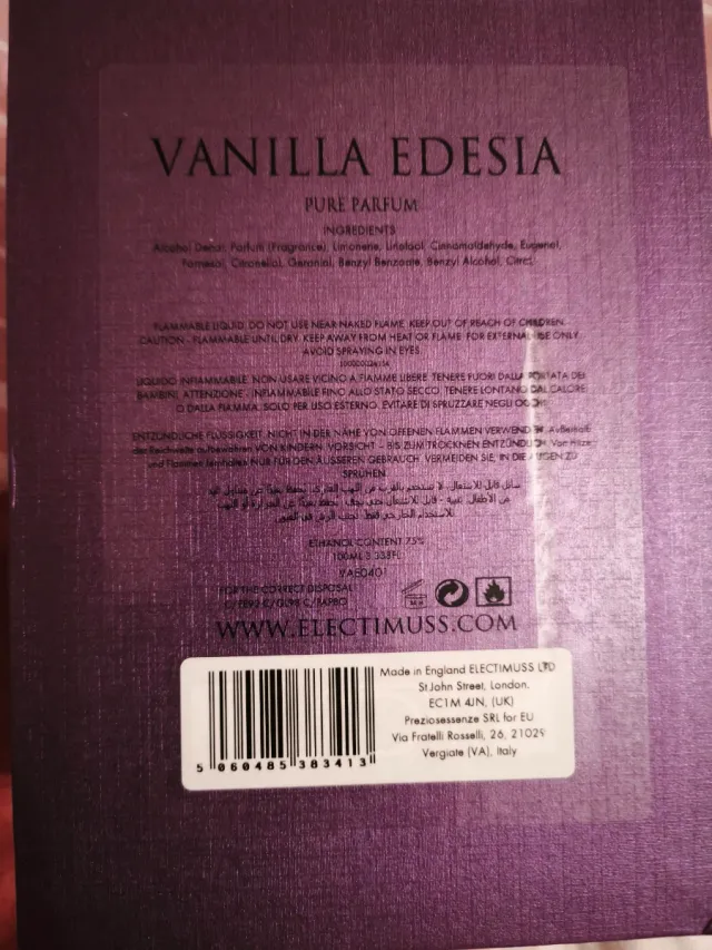 Electimuss vanilla edesia