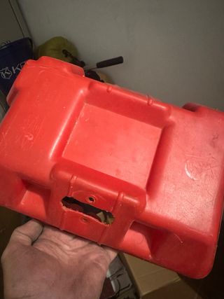 Cubierta Caja Batería Roja