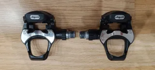 Pedales automáticos Wellgo + 2 x Portabidónes