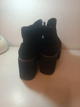 Botines negros plataforma