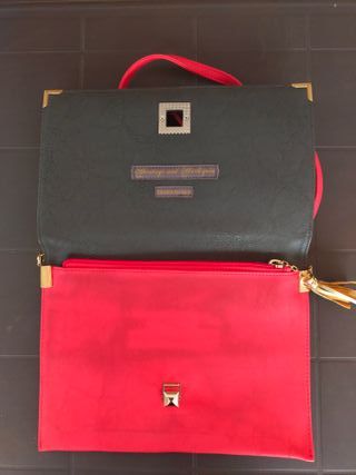 Bolso Pequeño Rojo Ecuestre