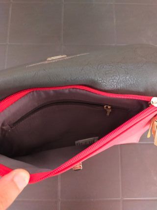 Bolso Pequeño Rojo Ecuestre