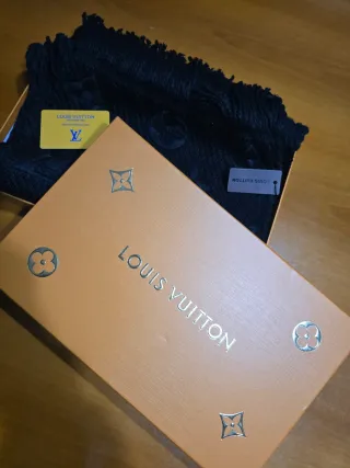 Sciarpa Louis Vuitton Nera Invernale