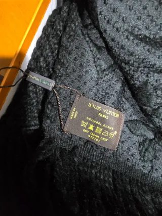 Sciarpa Louis Vuitton Nera Invernale