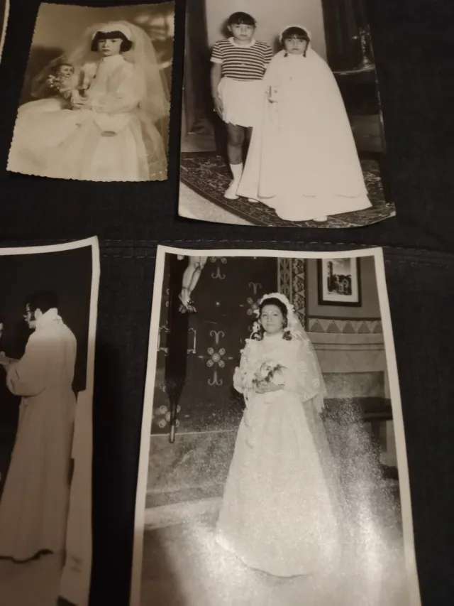 Fotos antiguas comunión y boda