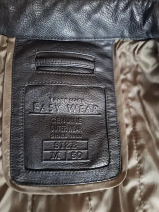 Cazadora Biker Easy Wear Negra Talla M