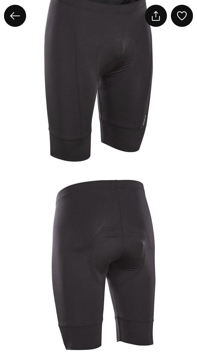 Culotte ciclismo carretera Triban Talla XS