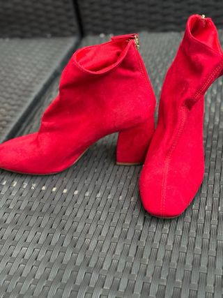 Botines rojos