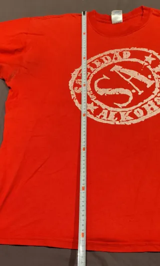 Camiseta Soziedad Alkoholika XL Roja