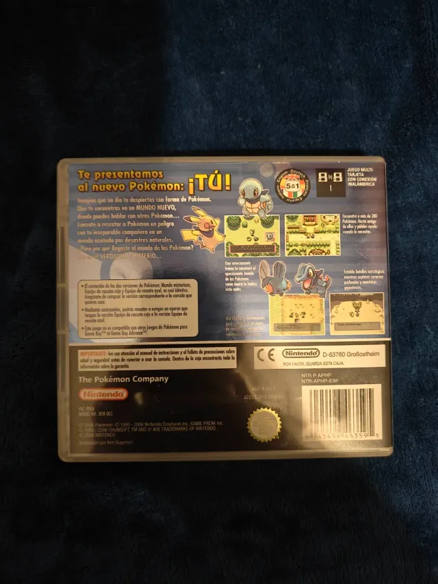 Pokemon Mundo Misterioso: Equipo Rescate Azul DS