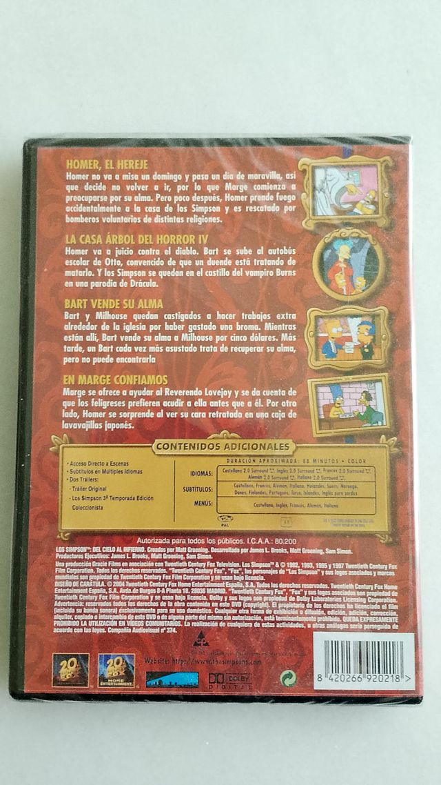 Os Simpsons Clássicos: Do Céu ao Inferno DVD