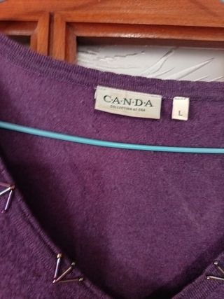 Jersey Canda Mujer Morado Talla L