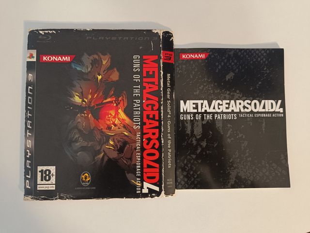 Metal Gear Solid 4: Guns of the Patriots MGS4 PS3