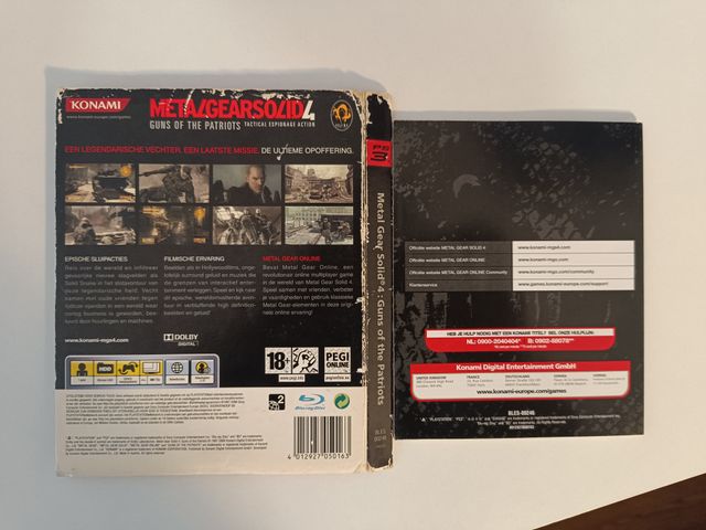 Metal Gear Solid 4: Guns of the Patriots MGS4 PS3