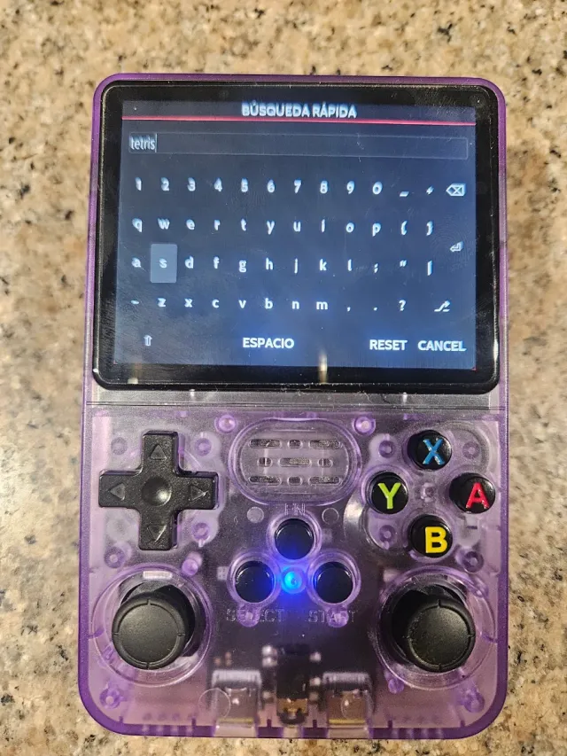 Consola Retro Portátil R36S Morada