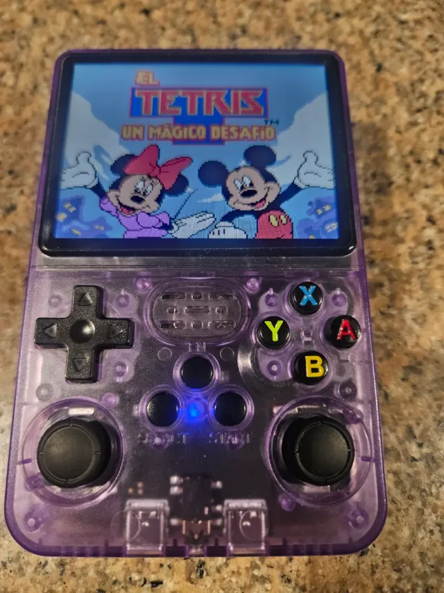 Consola Retro Portátil R36S Morada