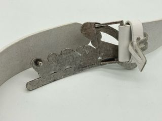 Cinturón Guess Blanco Talla 85 Made in Italy