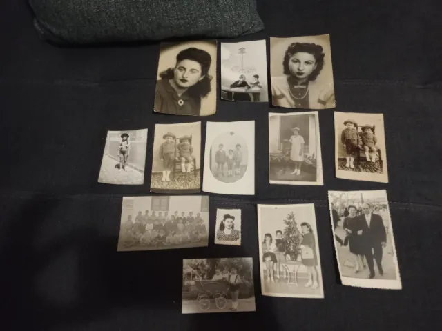 Lote 13 fotos antiguas