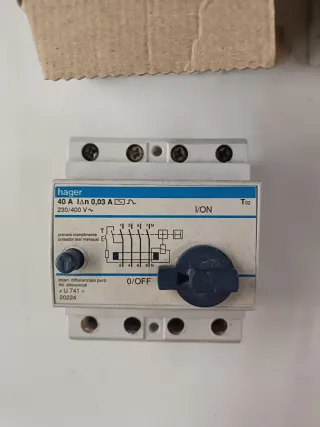 Interruptores Diferenciales Hager