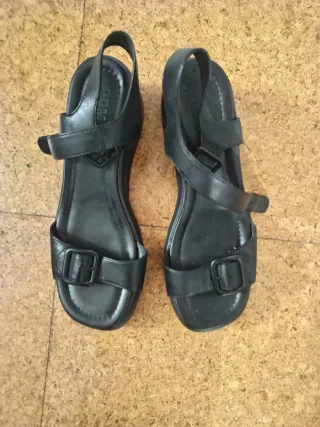 Sandalias Negras Mujer