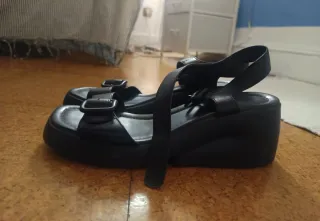 Sandalias Negras Mujer