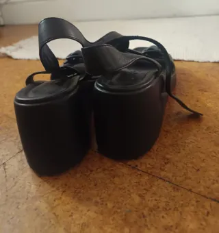 Sandalias Negras Mujer