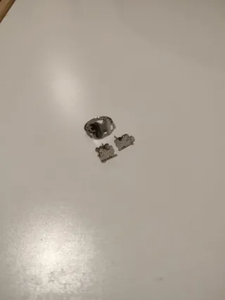 Conjunto Tous: Anillo y Pendientes Plata