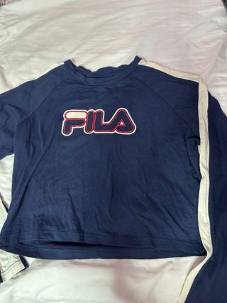 Camiseta Fila manga larga azul