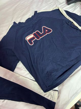 Camiseta Fila manga larga azul